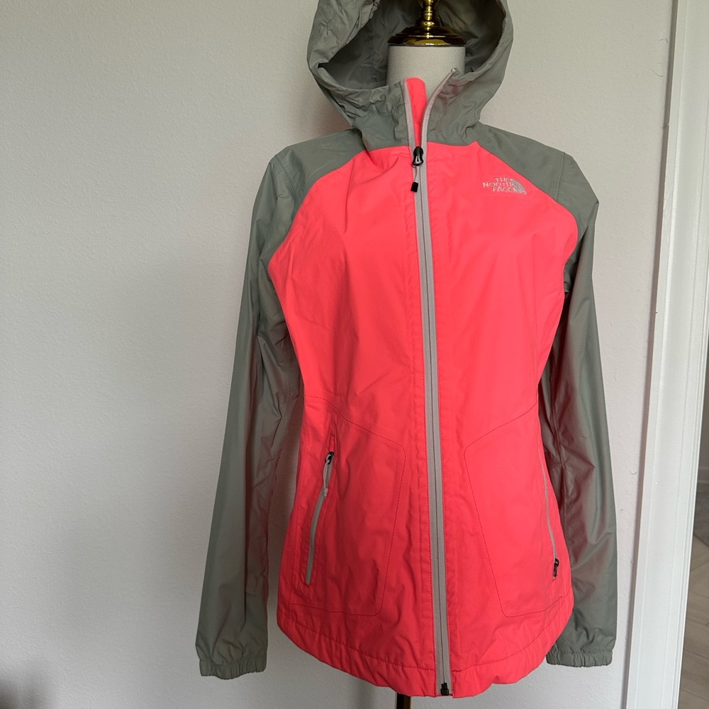 The North Face Women's Coral and Olive Ski Jacket